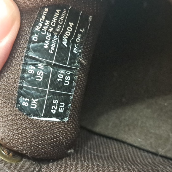 Dr. Martens Liam Ankle Boots Unisex Mens 9.5 Womens 10.5 - Picture 9 of 10